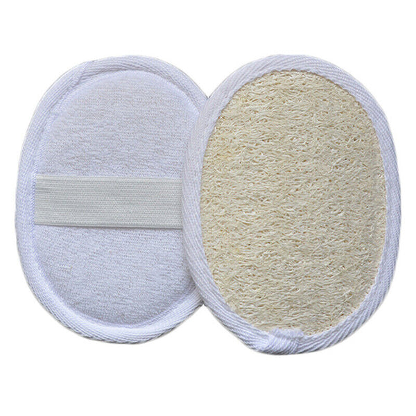 4Pcs Natural Loofah Luffa Loofa Facial Body Pad Sponge Cleanser Scrubber Brush