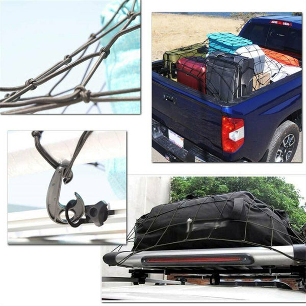 1PC Car Roof Top Rack Basket Luggage Bungee Net Cargo Mesh Carrier Cover Storage
