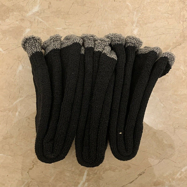6 Pairs Thermal Winter Socks Warm Cushioned Work Hiking Socks for Men Women