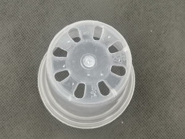 10X Clear Plastic Orchid Pots with Holes | Phalaenopsis, Paphiopedilum 76MM AUS