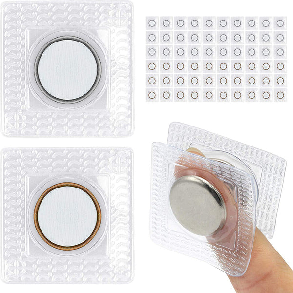 20Pairs Magnetic Snap Invisible Hidden Sew Magnet Fastener Handbag Clothing AUS