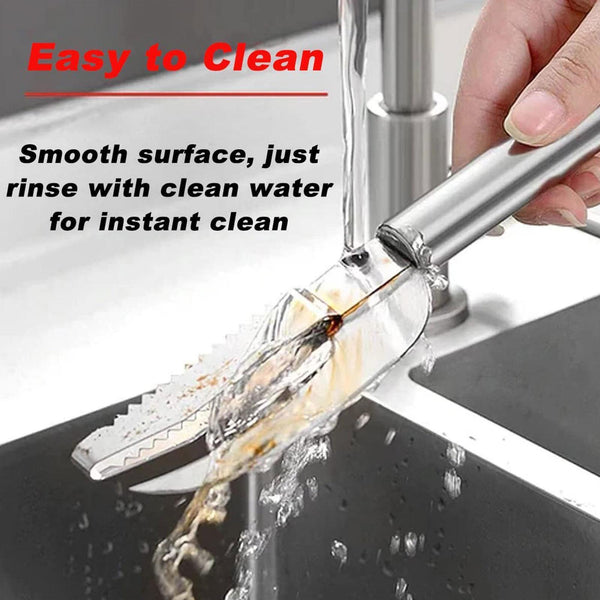 2x Stainless Steel Fish Scales Grater Fish Skin Brush Fish Scaler Fish Maw Knife