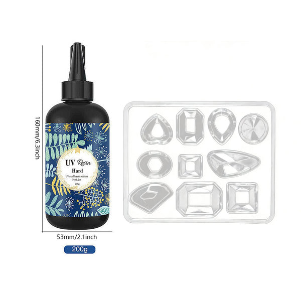 Hard UV Resin Glue Crystal Clear DIY Jewelry Casting Resin