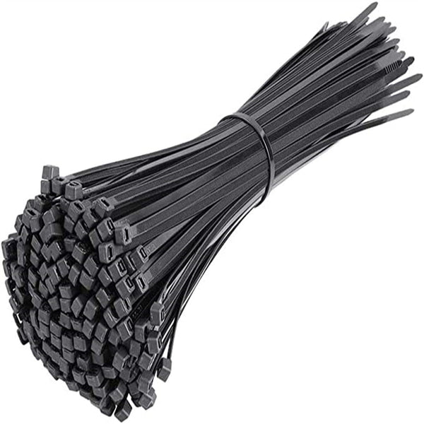Cable Ties Zip Ties Nylon Stabilised 100Pcs Bulk Black Cable Tie 7.6X450MM AUS