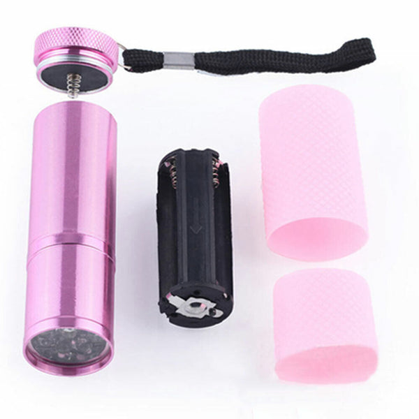 9 LED UV Portable Flashlight