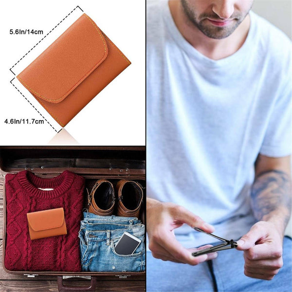 16PCS Manicure Pedicure Set Stainless Nail Trimming Kit Clipper Finger Care Tool