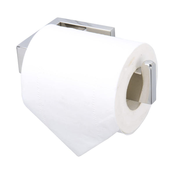 4pcs Toilet Paper Holder Set | Stainless Steel Wall Mounted Bathroom Roll Holders (Black & Chrome)