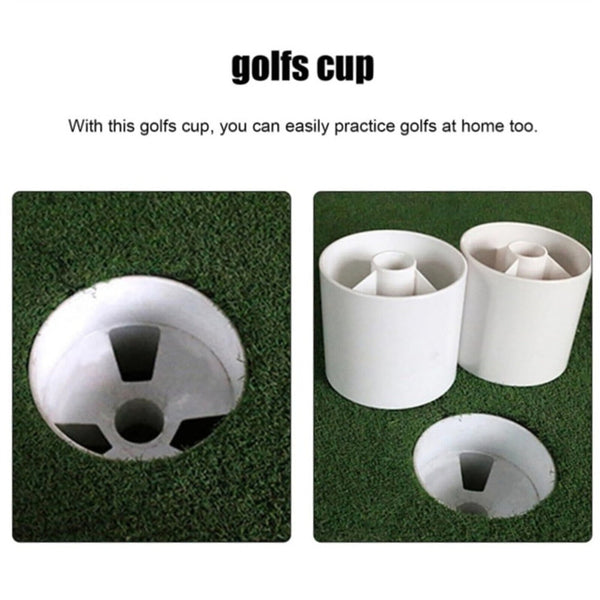 Training Aid Supplies Golf Hole Cup Golf Putter Practice Cup Outdoor Golf Course