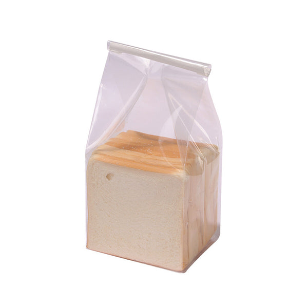 50pcs Resealable Clear Bread Toast Bags Airtight Food Storage Pouches Bakery
