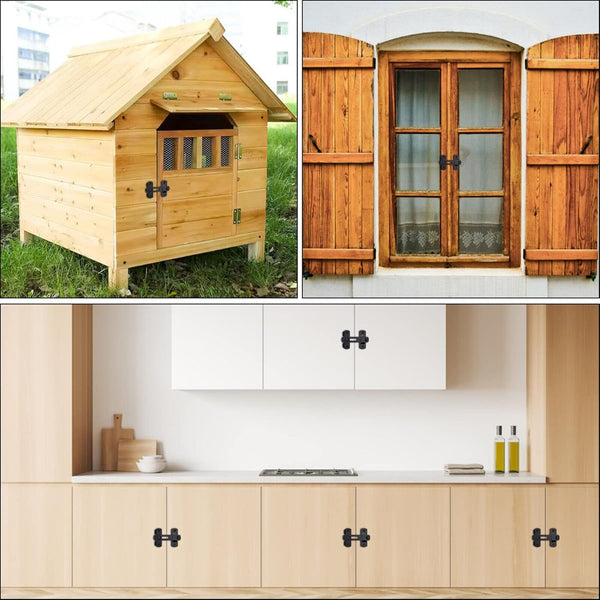 Safety Door Bolt Gate-Latch Stainless Steel Accessories Flip Latch Latch Lock AU