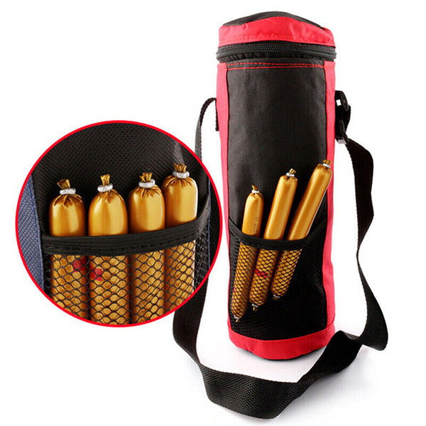 New Wine Portable Travel Cooler Bag Insulated Wine Bottle Tote Carrier AU Stock