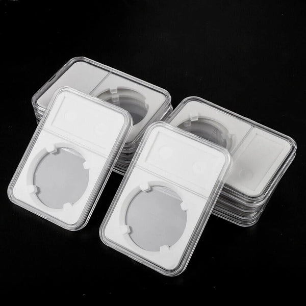 5pcs 21mm Coin Slab Holder Protector Grade NGC PCGS Display Storage Box Case AU
