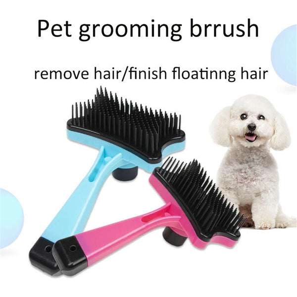 2PCS Pet Grooming Brush Slicker Comb Deshedding Hair Remover Tool