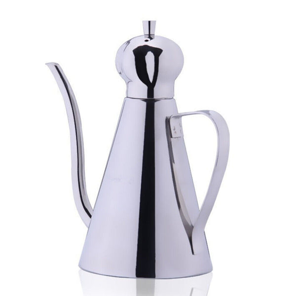 Dispenser Vinegar Bottle Stainless Steel Cooking Pot Pourer Olive Oil Kitchen AU
