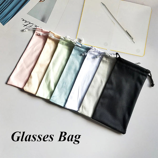 10pcs Glasses Pouch Microfiber Sunglasses Glasses Gadgets Cleaning Storage Pouch