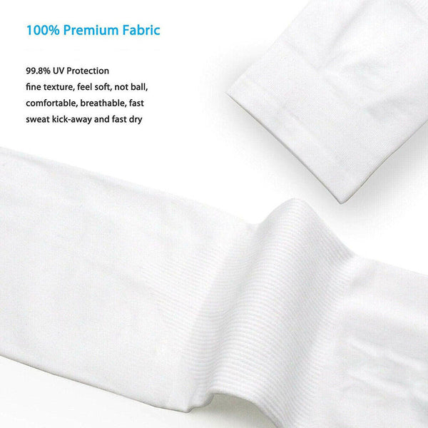 3 Pairs Cooling Sport Arm Stretch Sleeves Sun UV Protection Covers Cycling Golf