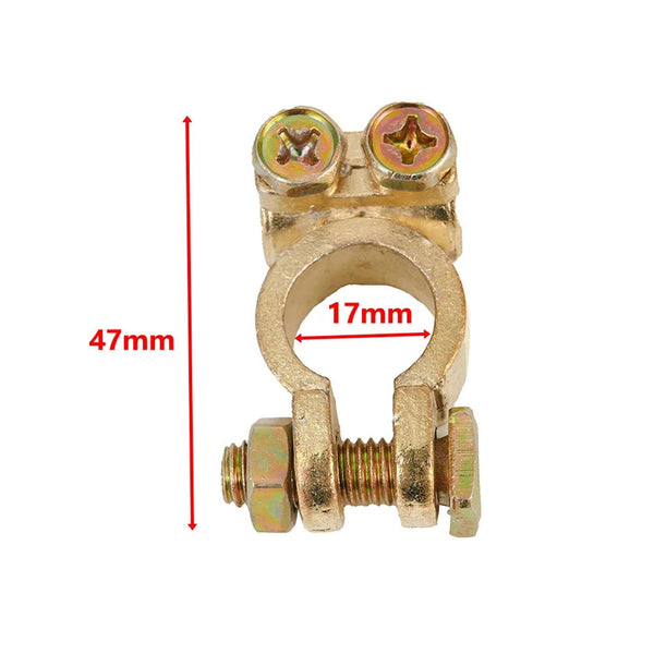 2PCS Battery Terminals Connectors Clamps Batteries Terminals Leisure Car Van 12V