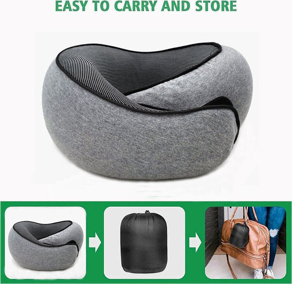Portable U Shaped Pillow Travel Neck Pillow Breathable Office Neck Head Support
