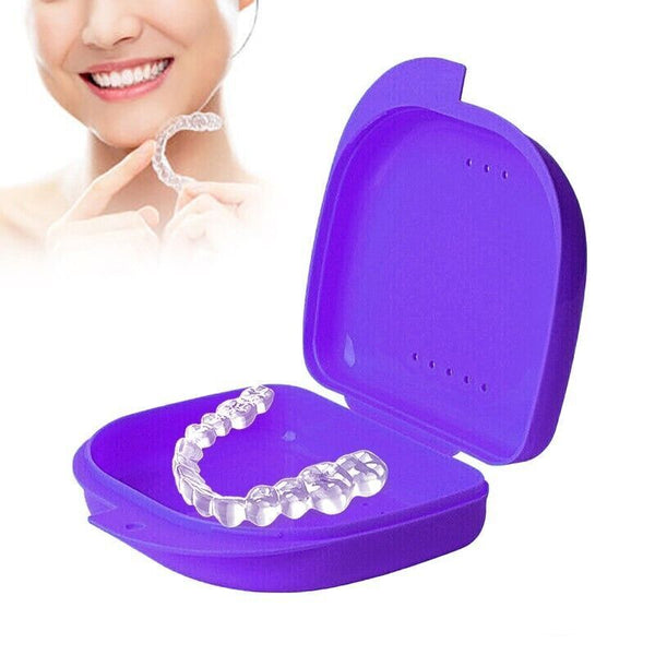 Orthodontic Retainer Box Teeth Mouth Denture Dental Case Guard Storage Sport AU