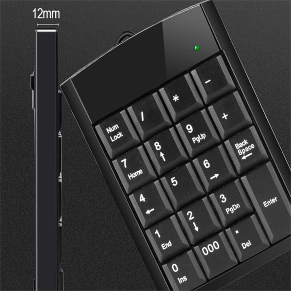 Numeric Keypad USB Wired Keyboard Number Pad for Laptop Desktop PC 19 key New AU