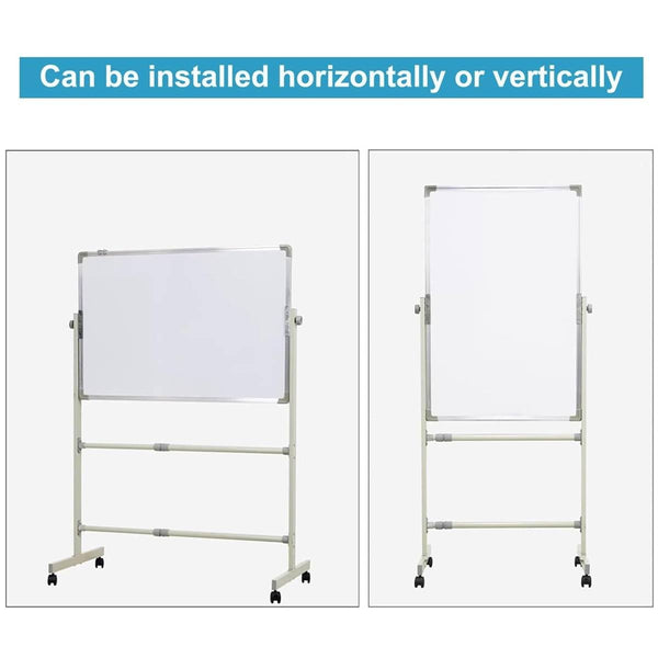 Mobile Whiteboard Stand Rolling Whiteboard Frame Office Whiteboard Stand Premium
