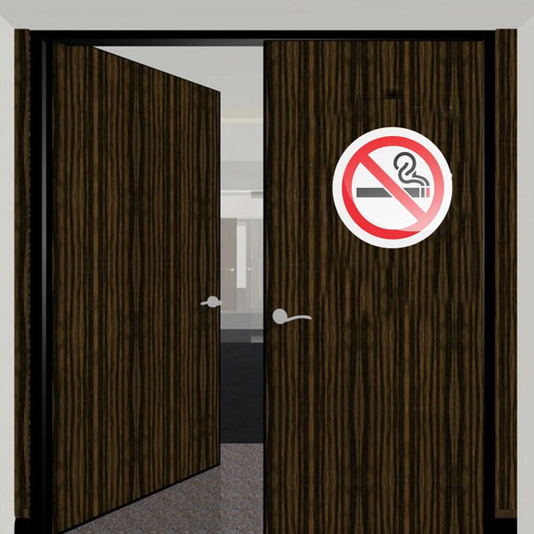 2-10X No Smoking Sticker Warning Decal Sign Waterproof Fade Proof Outdoor Vinyl