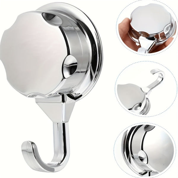 10X Vacuum Suction Hooks for Bathroom Punch Hanger for Towels and Cl10pcs Vacuum Suction Hooks for Bathroom Kitchen & Bedroom | Strong Wall Mounted Hangersothes Strong