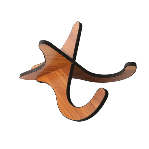 Folding Guitar Stand Floor Rack Electric Acoustic Bass Gig Holder Portable Wood