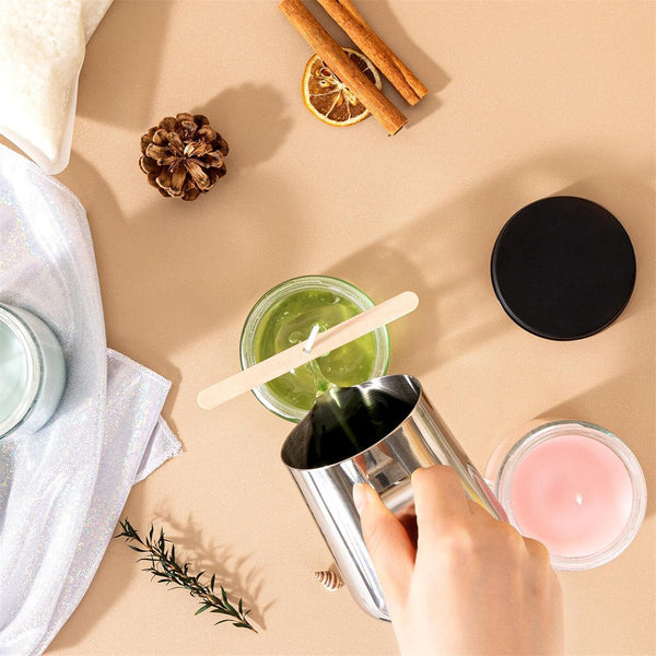 250ml Glass Jars Candle Making Tins Candle Jars Wax Soy Making Container