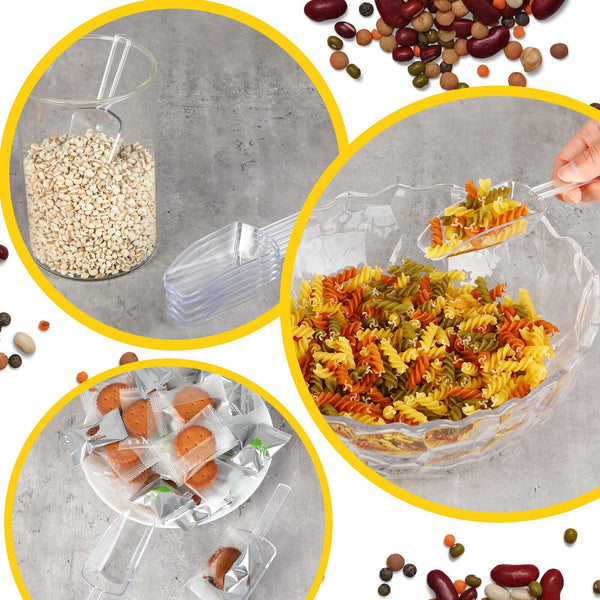 10 Pcs Mini Plastic Ice Scoop Measuring Scoops Rice Grains Shovel Flour Scoop AU