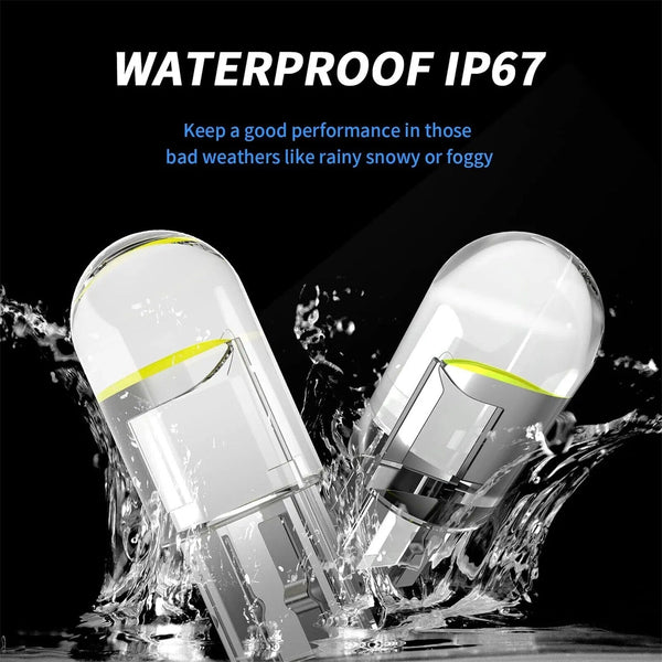 30 pcs For XSTORM White T10 194 168 W5W COB Bright LED Light Bulb Waterproof New