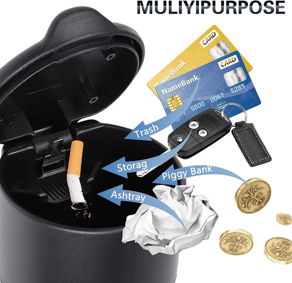 Portable Auto Car Ashtray Truck Cigarette Smoke Ashtray Ash Cylinder Holder AUS