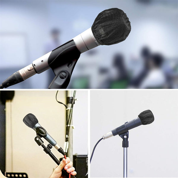 200pcs Disposable Microphone Covers | Non-Woven Mic Windscreen Hygiene Protectors