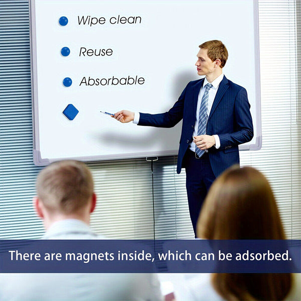 20 Kitchen Whiteboard Dry Eraser Magnetic Whiteboard Eraser Marker Cleaner Chalk