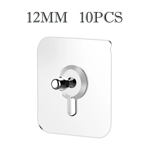 Punch-Free Self Adhesive Screw Sticker Wall Hanging Hook Nail Holder