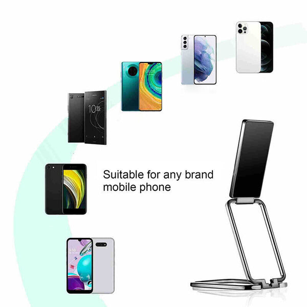 Portable Multifunctional Folding Metal Mobile Phone Holder Bracket Desktop Stand