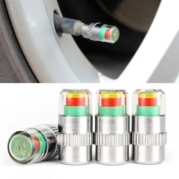 Car Tyre Tire Pressure Monitor Valve Air Cap Sensor Indicator Gauge Accessory