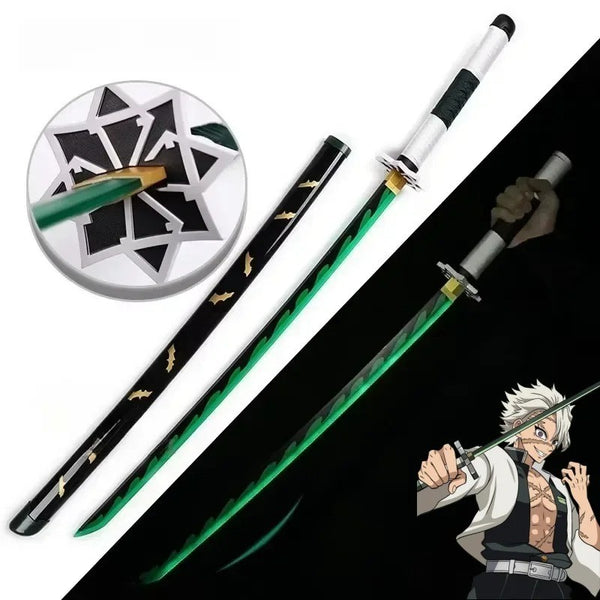 Demon Slayer LED Light Up Katana Sword Tanjiro Rengoku Cosplay Gift