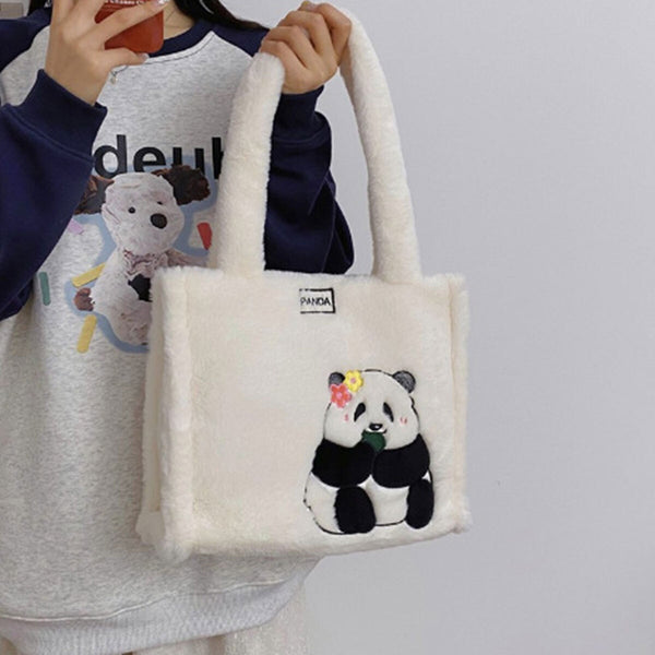 Cute Panda Plush Crossbody Bag | Kids Shoulder Purse for Girls & Travel Gifts