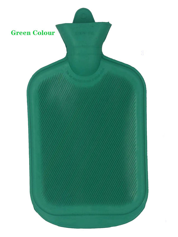 2L Hot Water Bottle Winter Warm Natural Rubber Bag Relaxing Warmer and COVER