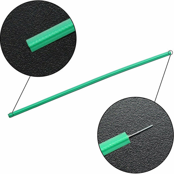 100-2000 Green Twist Tie Plastic Cable Cord Ties Reusable Packaging Plants Wire