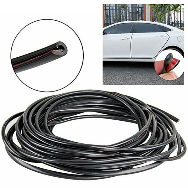 5M Car Door Edge Protector U Style Seal Push on Trim Strip Pinchweld Rubber DIY