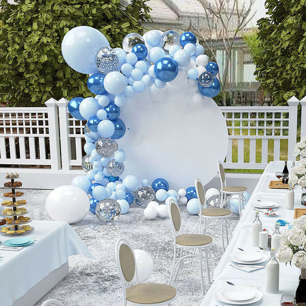 104x Balloon Arch Kit Set Garland Birthday Wedding Baby Shower Party Decor Blue
