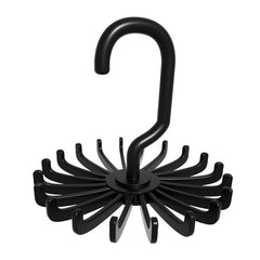 360° Rotating Scarf Rack Tie Belt Storage Holder Hanger Stand Clothes Organiser