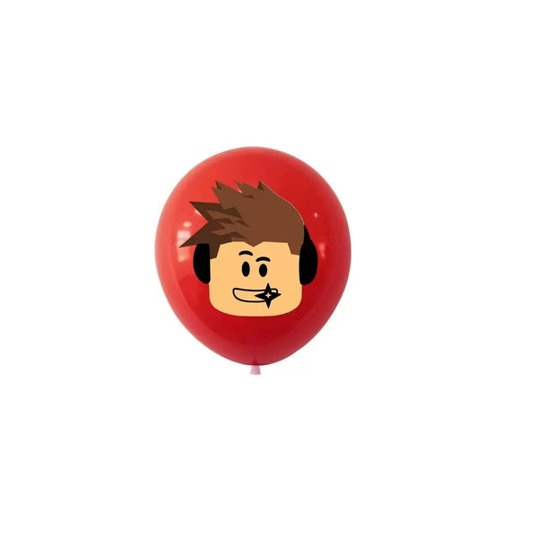 24PCS New Roblox Latex Balloon Set Party Supplies Birthday Decoration