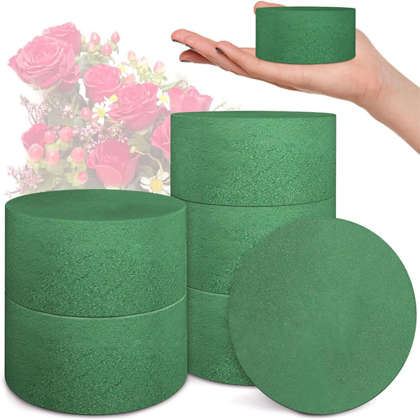 20 Pcs Round Wet Floral Foam Quality Material For Flower Arrangement DIY Craft