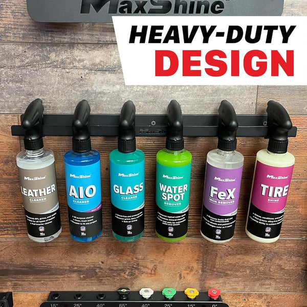 Wall Mounted Spray Bottle Holder Aerosol Can Storage Rack Garage Organiser