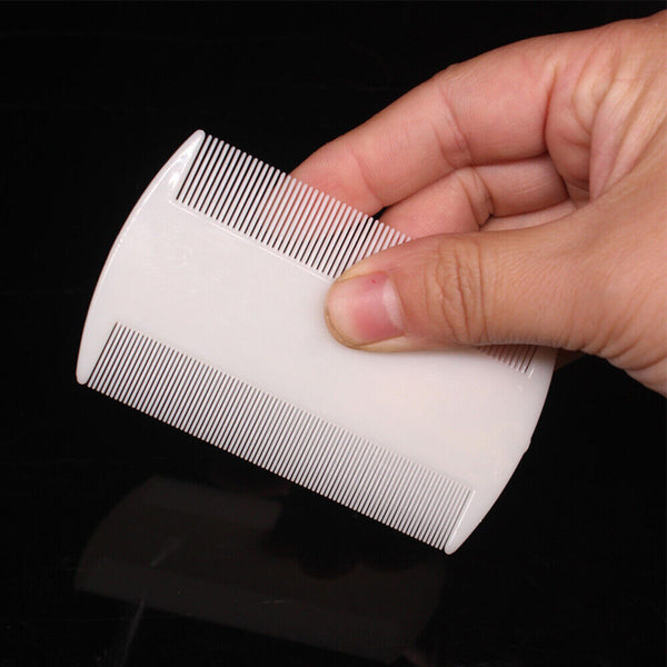 10PCS Fine Tooth Nit Comb Pet Fur Hair Flea Egg Double Sided Head Removal Brush