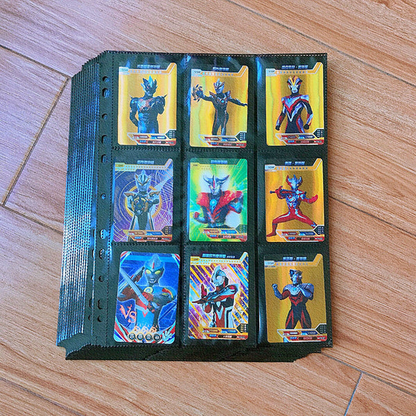 10/20X Card Binder Pages 18Pocket Black Sideload Baseball Trading Folder Storag