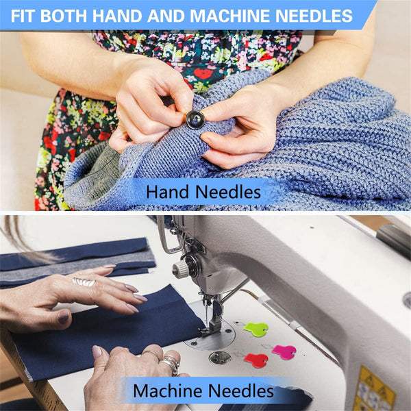 5-100PCS Multi Function Needle Threader With Cutting Edge Tool Easy Threaders AU